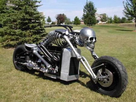 moto esqueleto